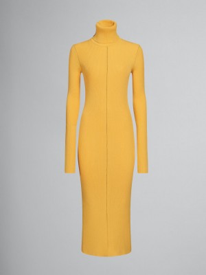 Marni Acanalado With Turtle Neck Amarillos | MXEAH96293