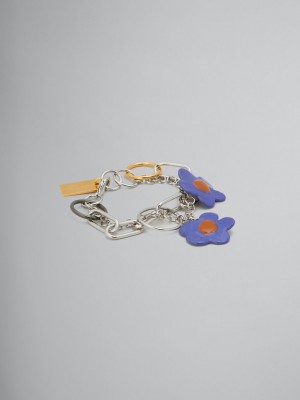 Marni Bracelet With Flowers Morados | MXIIZ97046