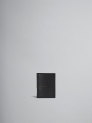 Marni Cuero Bi-fold Wallet Negros | UMXND25295