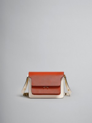 Marni Cuero Trunk Bag Marrom | TMXPQ59889