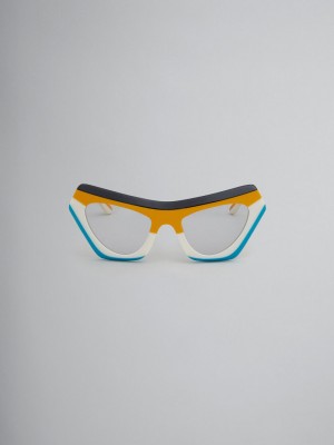 Marni Devil's Pool A Rayas Amarillos Blancos | YMXGT98581