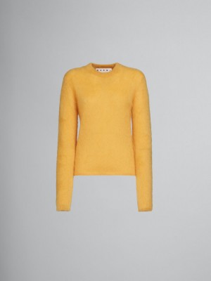 Marni Mohair And Lana Jumper Amarillos | GMXEC82638