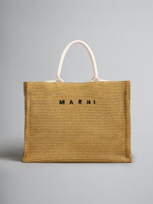 Marni Raffia Large Beige | LMXTR26006