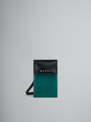Marni Tribeca Phone Case Verdes Negros | MMXFT24230