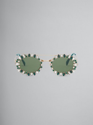 Marni Waitomo Caves Glasses Dorados | MXJVR65699