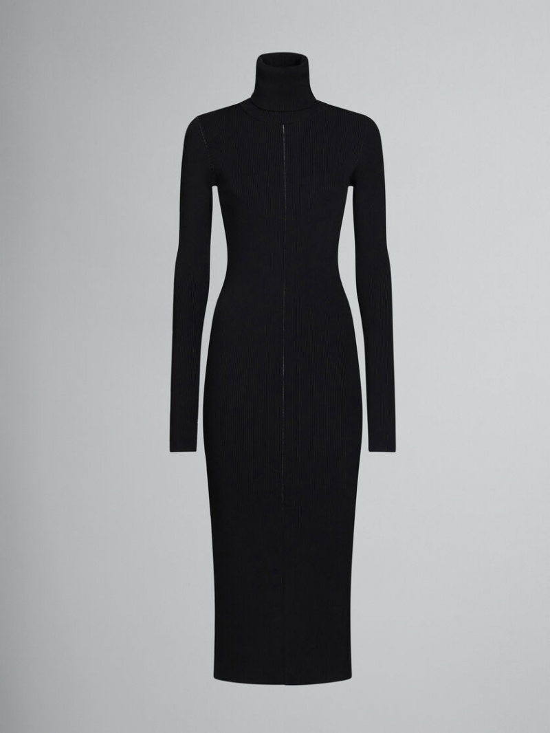 Marni Acanalado With Turtle Neck Negros | PMXQX73621