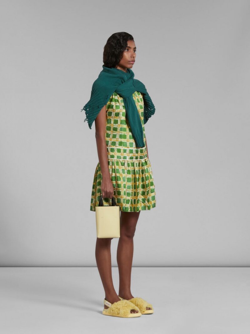 Marni Algodon Cropped Cardigan Verdes | MXNEJ30387