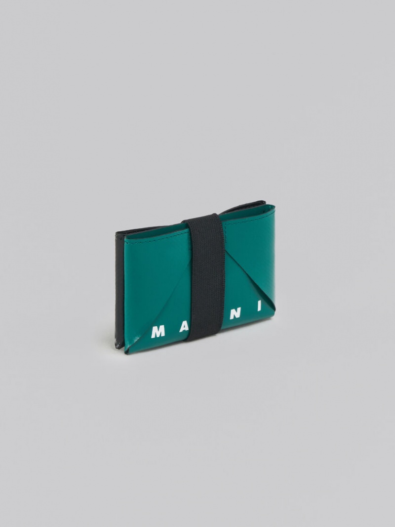 Marni Card Case Verdes Negros | ZMXNQ80721