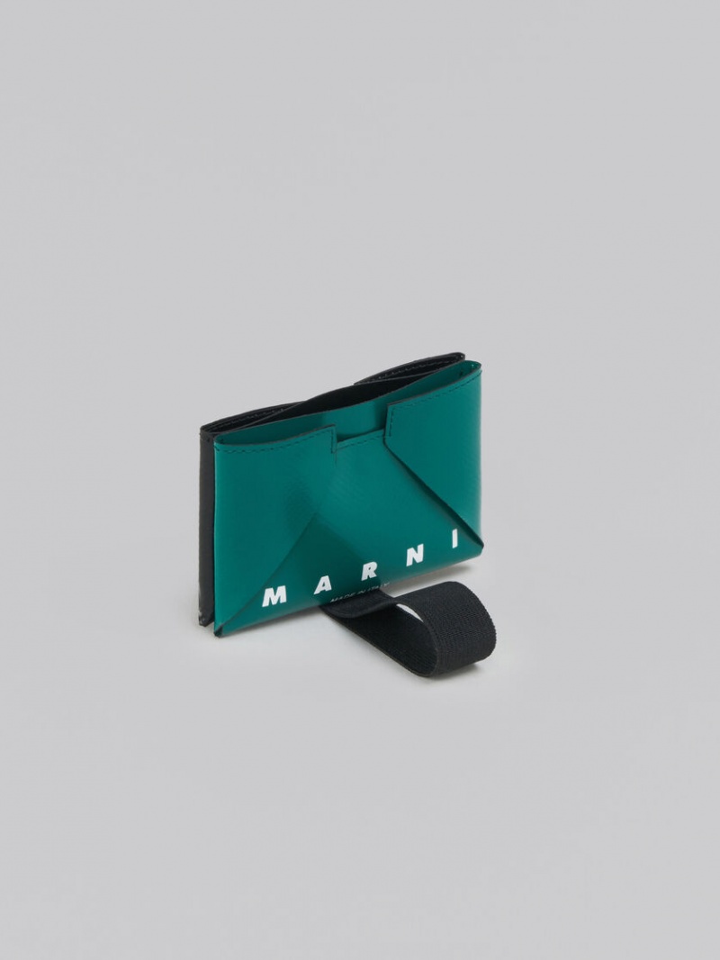 Marni Card Case Verdes Negros | ZMXNQ80721