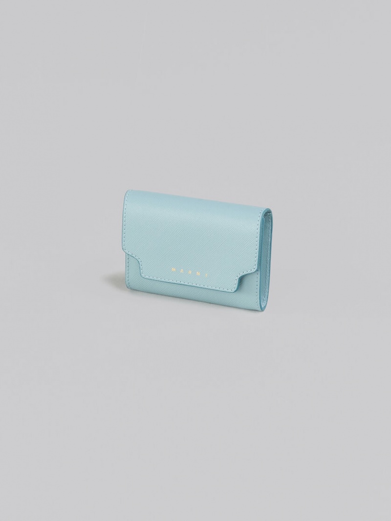 Marni Cuero Coin Case Azules Claro | BMXSO63873