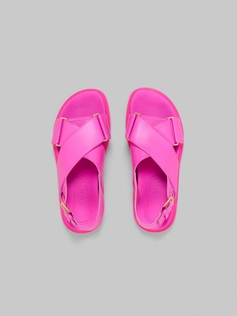 Marni Cuero Fussbett Fucsia | DMXVO38502