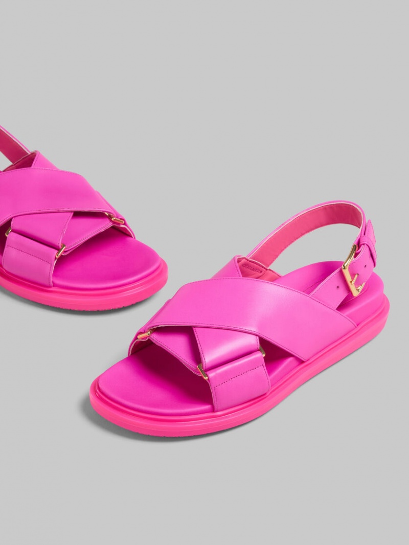 Marni Cuero Fussbett Fucsia | DMXVO38502