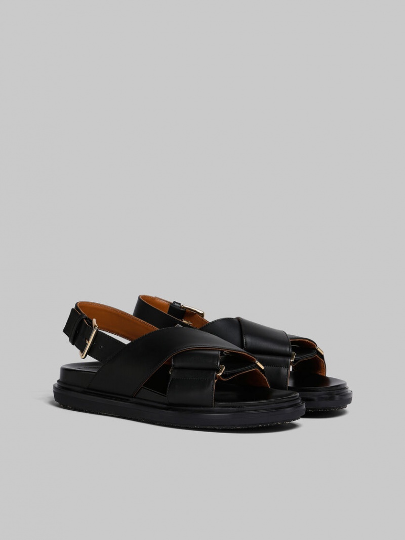Marni Cuero Fussbett Negros | MXCIF30555