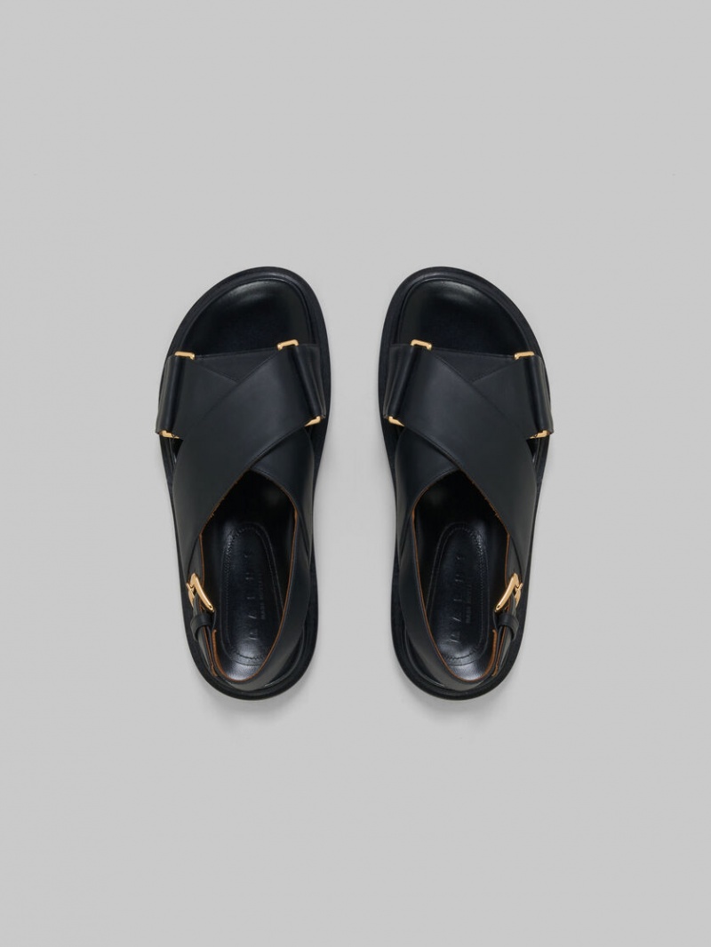Marni Cuero Fussbett Negros | MXCIF30555