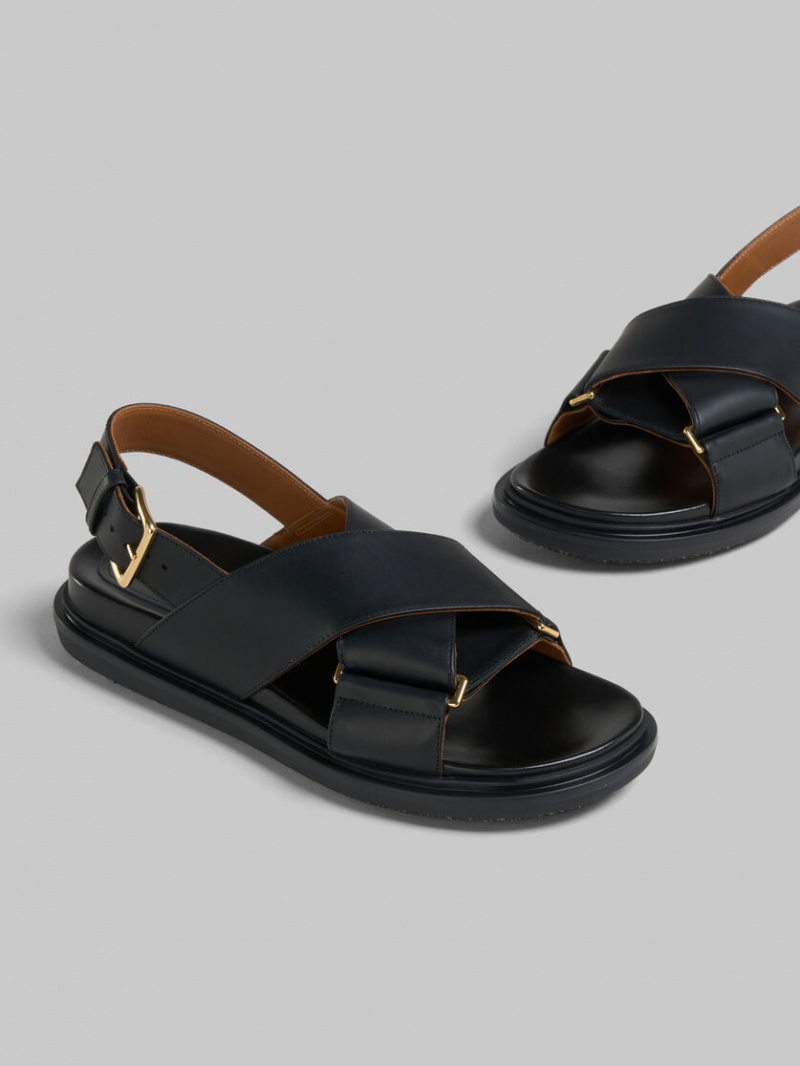 Marni Cuero Fussbett Negros | MXCIF30555
