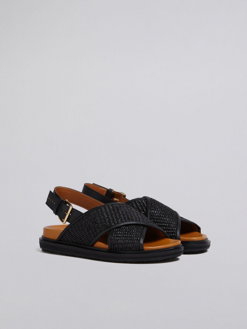 Marni Cuero Fussbett Negros | MXEAH93243
