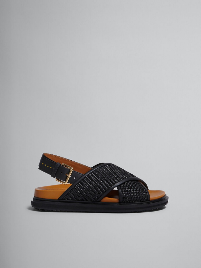 Marni Cuero Fussbett Negros | MXEAH93243