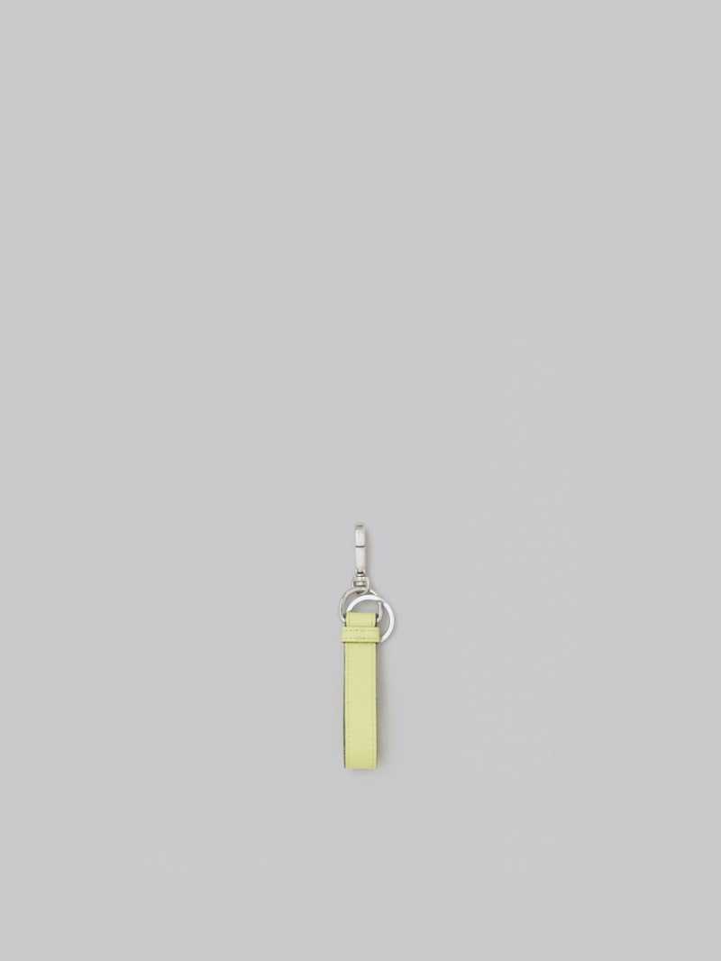 Marni Cuero Keyring Creme | UMXTG85650