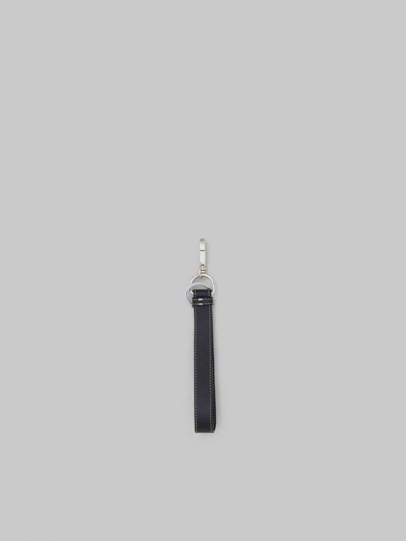 Marni Cuero Keyring Negros | XMXBH46534