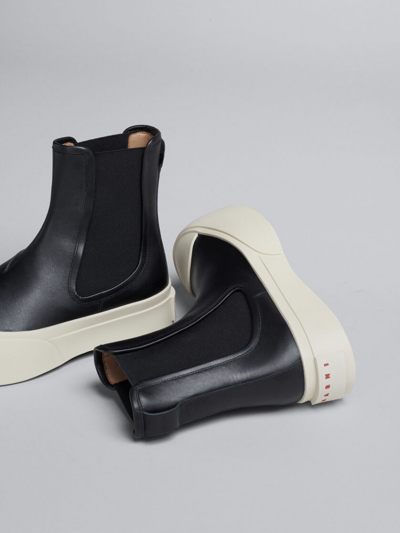 Marni Cuero Pablo Chelsea Boot Negros | MMXHR78337