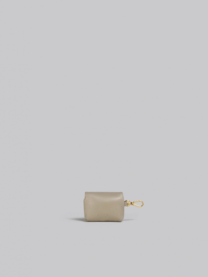 Marni Cuero Prisma Airpods Case Beige | ZMXMJ71362