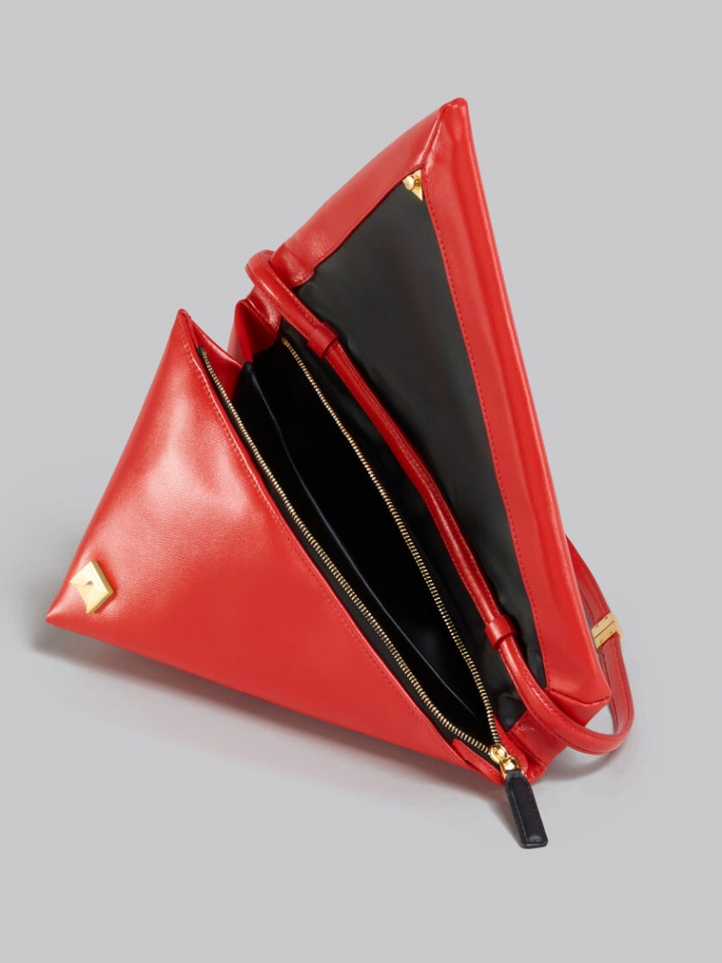 Marni Cuero Triangle Rojos | DMXKV76674