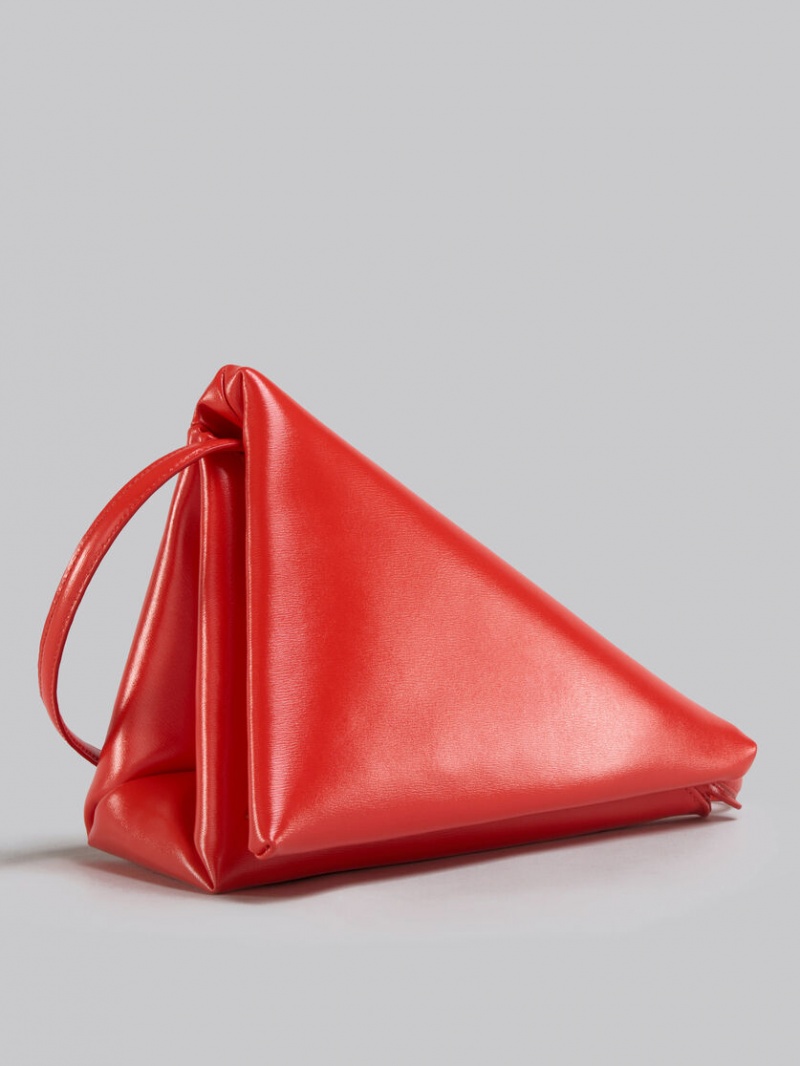 Marni Cuero Triangle Rojos | DMXKV76674