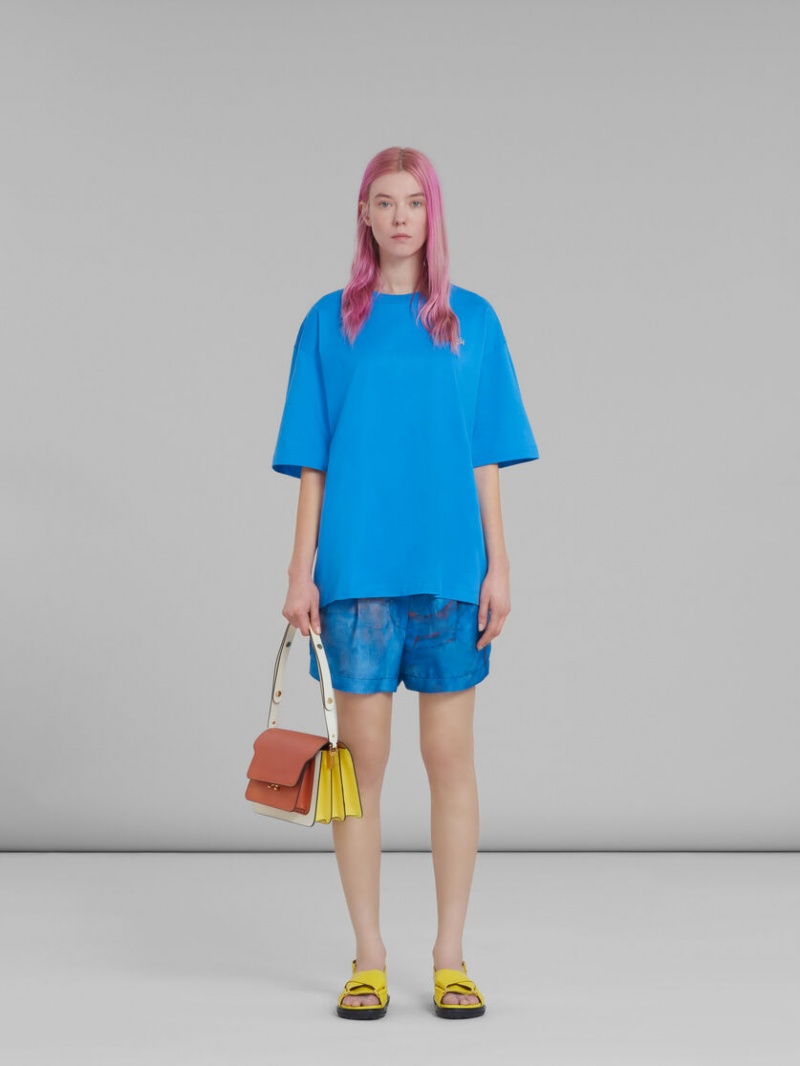 Marni Cuero Trunk Bag Marrom | TMXPQ59889