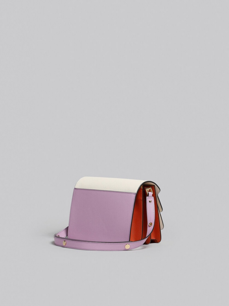 Marni Cuero Trunk Bag Morados | MXXMI56997