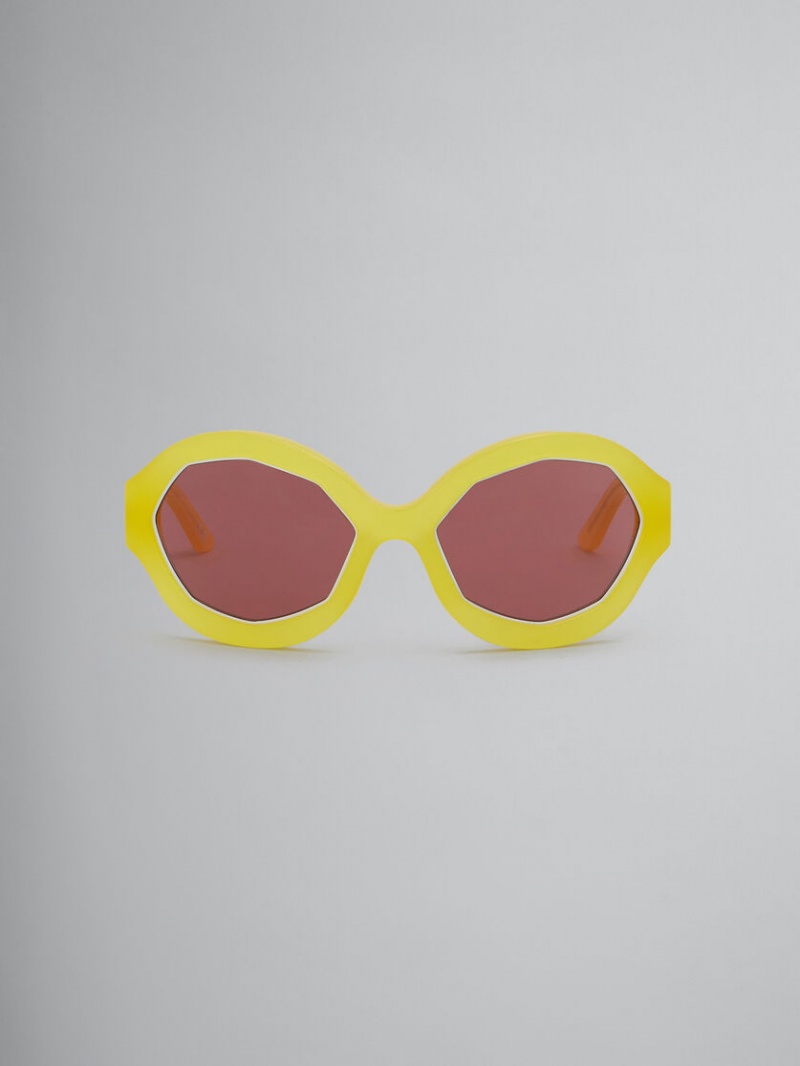 Marni Cumulus Cloud Acetate Amarillos | MMXFT19229