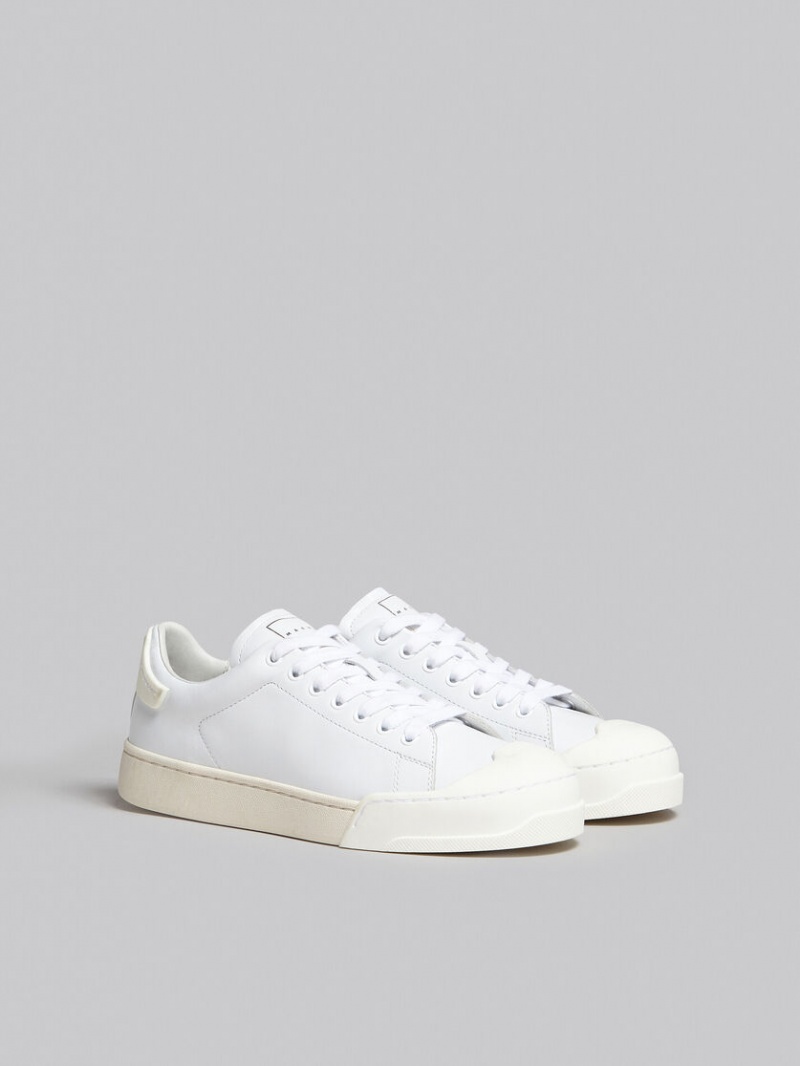 Marni Dada Bumper Sneaker Cuero Blancos | MXEAH57970