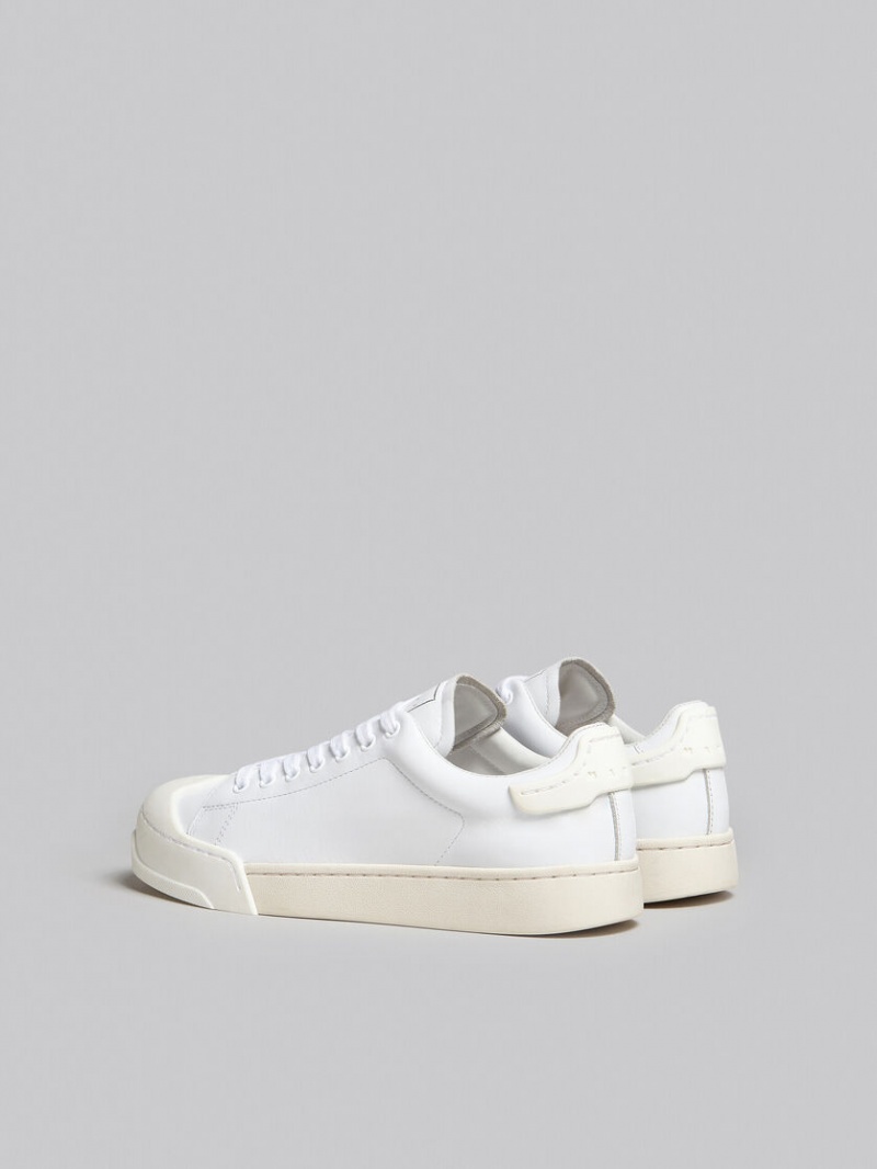 Marni Dada Bumper Sneaker Cuero Blancos | MXEAH57970