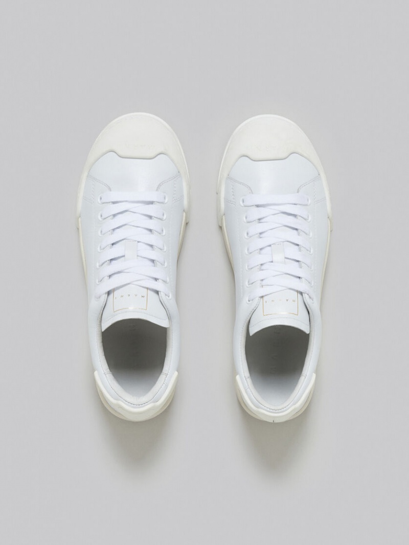 Marni Dada Bumper Sneaker Cuero Blancos | MXEAH57970