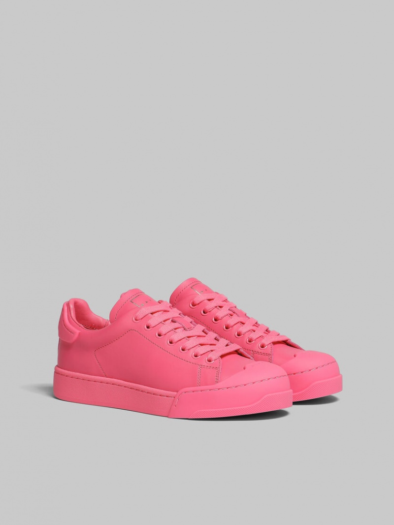 Marni Dada Bumper Sneaker Cuero Fucsia | MXXMI15342