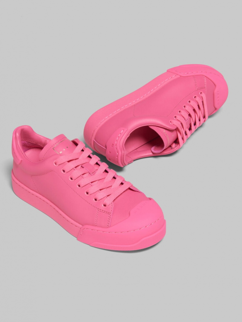 Marni Dada Bumper Sneaker Cuero Fucsia | MXXMI15342