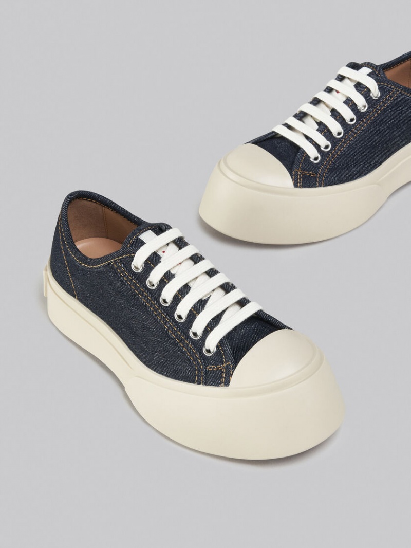 Marni Denim Pablo Encaje-up Sneaker Azules | MXICD23541
