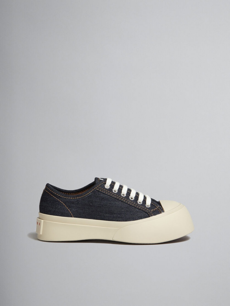 Marni Denim Pablo Encaje-up Sneaker Azules | MXICD23541