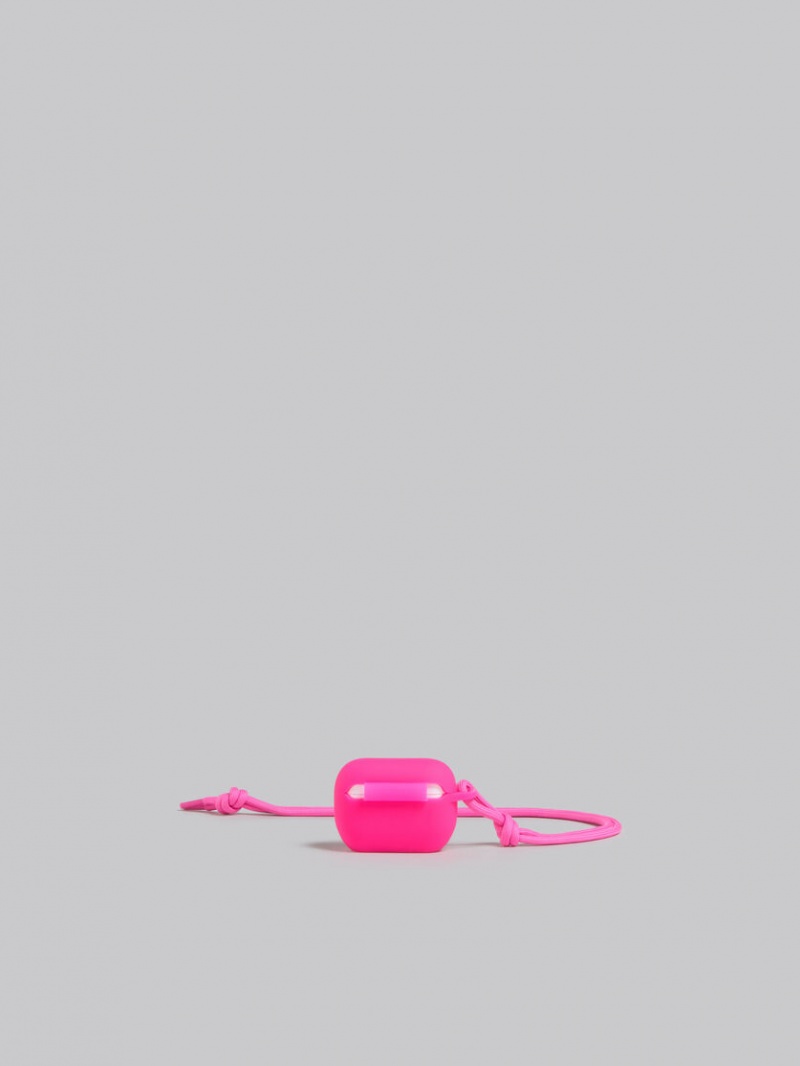 Marni Gummy Airpods Case Fucsia | XMXBH73401