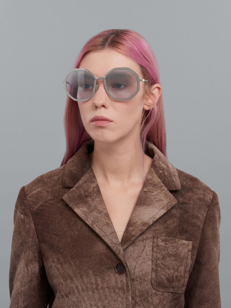 Marni Kamiora Mine Metal Plateados | MMXFT45475