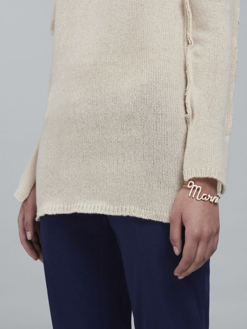 Marni Logo Bracelet Dorados | TMXWZ95729