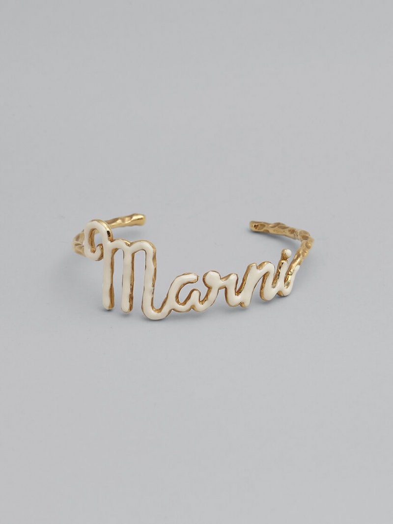 Marni Logo Bracelet Dorados | TMXWZ95729