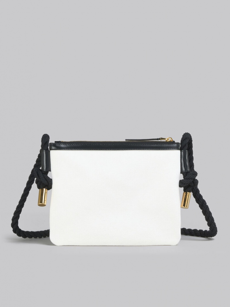 Marni Lona Marcel Pouch Blancos Negros | DMXKV61164
