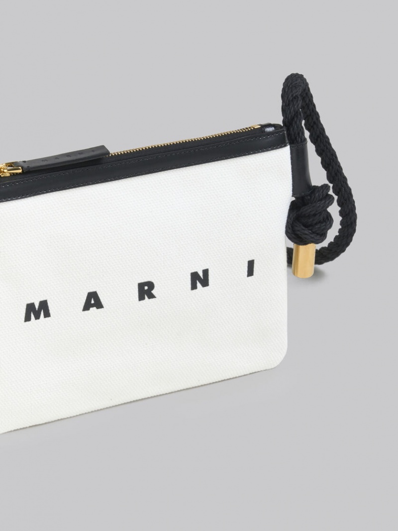 Marni Lona Marcel Pouch Blancos Negros | DMXKV61164