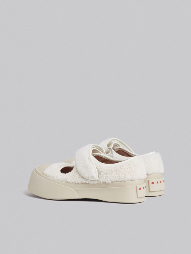 Marni Merino Mary Jane Sneaker Blancos | UMXTG24100