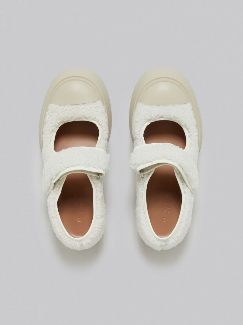 Marni Merino Mary Jane Sneaker Blancos | UMXTG24100