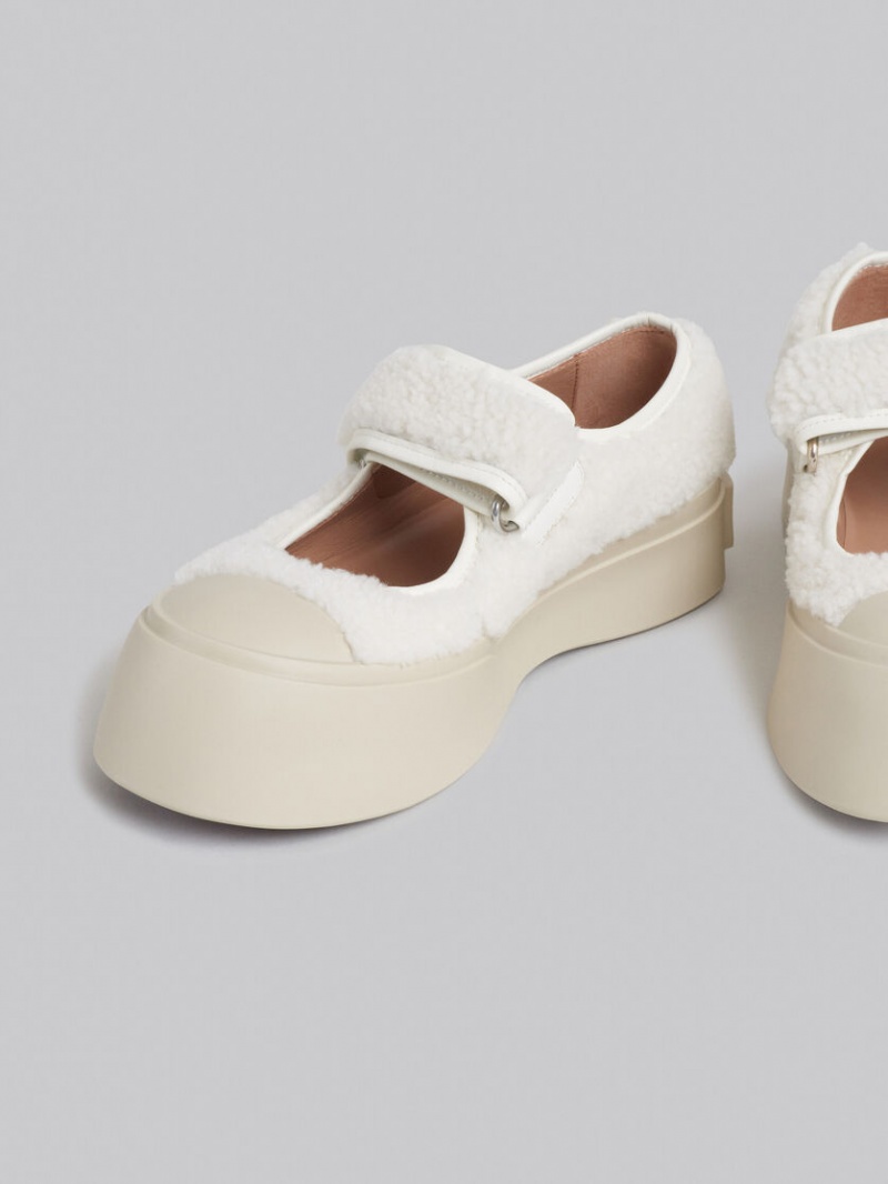 Marni Merino Mary Jane Sneaker Blancos | UMXTG24100