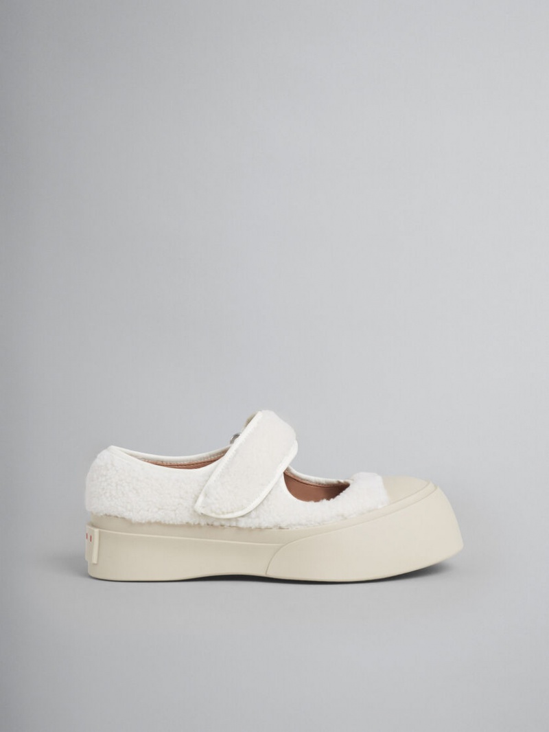 Marni Merino Mary Jane Sneaker Blancos | UMXTG24100