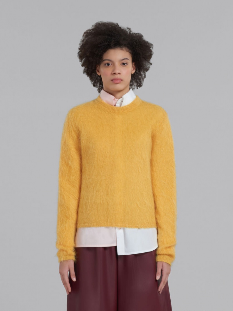 Marni Mohair And Lana Jumper Amarillos | GMXEC82638