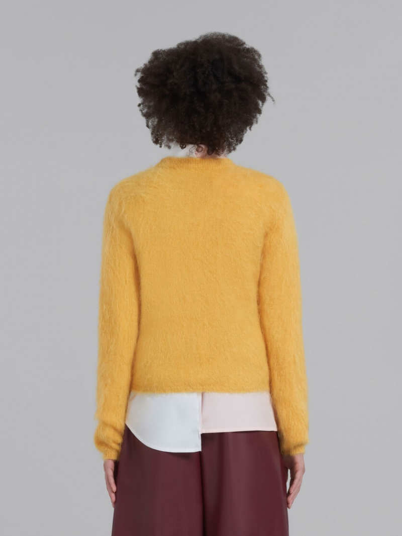 Marni Mohair And Lana Jumper Amarillos | GMXEC82638