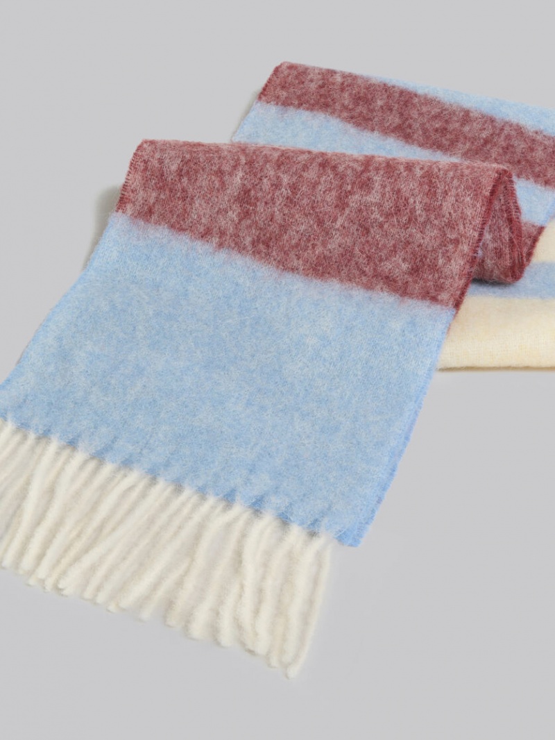 Marni Mohair Scarf Azules | LMXSX61577